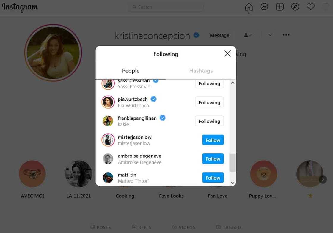 KC Concepcion, nag-follow kay Frankie Pangilinan matapos lumabas mga balita tungkol sa socmed accounts nila KC Concepcion, nag-follow kay Frankie Pangilinan matapos lumabas mga balita tungkol sa socmed accounts nila