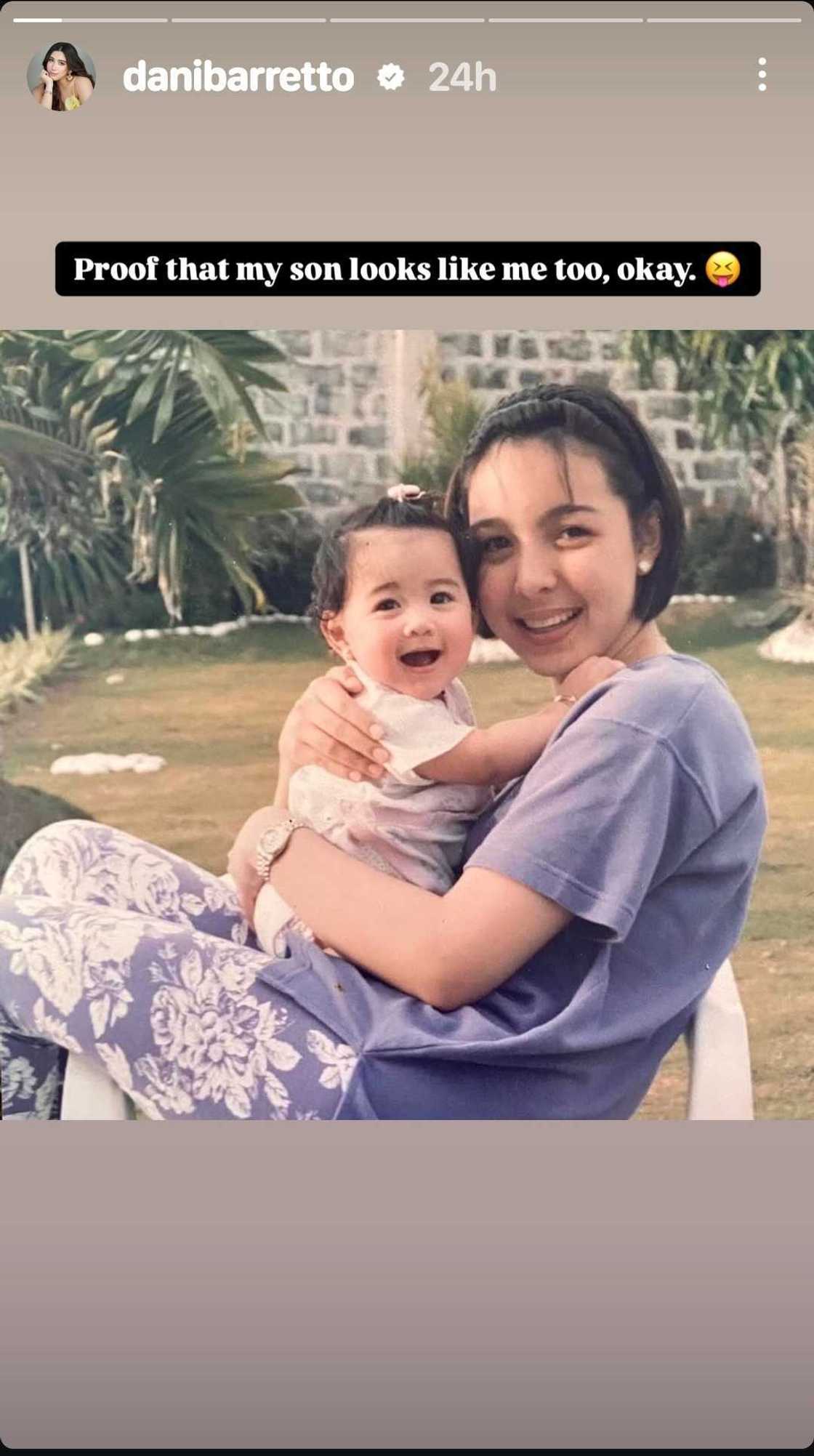 Dani Barretto sa baby pic niya: “Proof that my son looks like me too” Dani Barretto sa baby pic niya: “Proof that my son looks like me too”