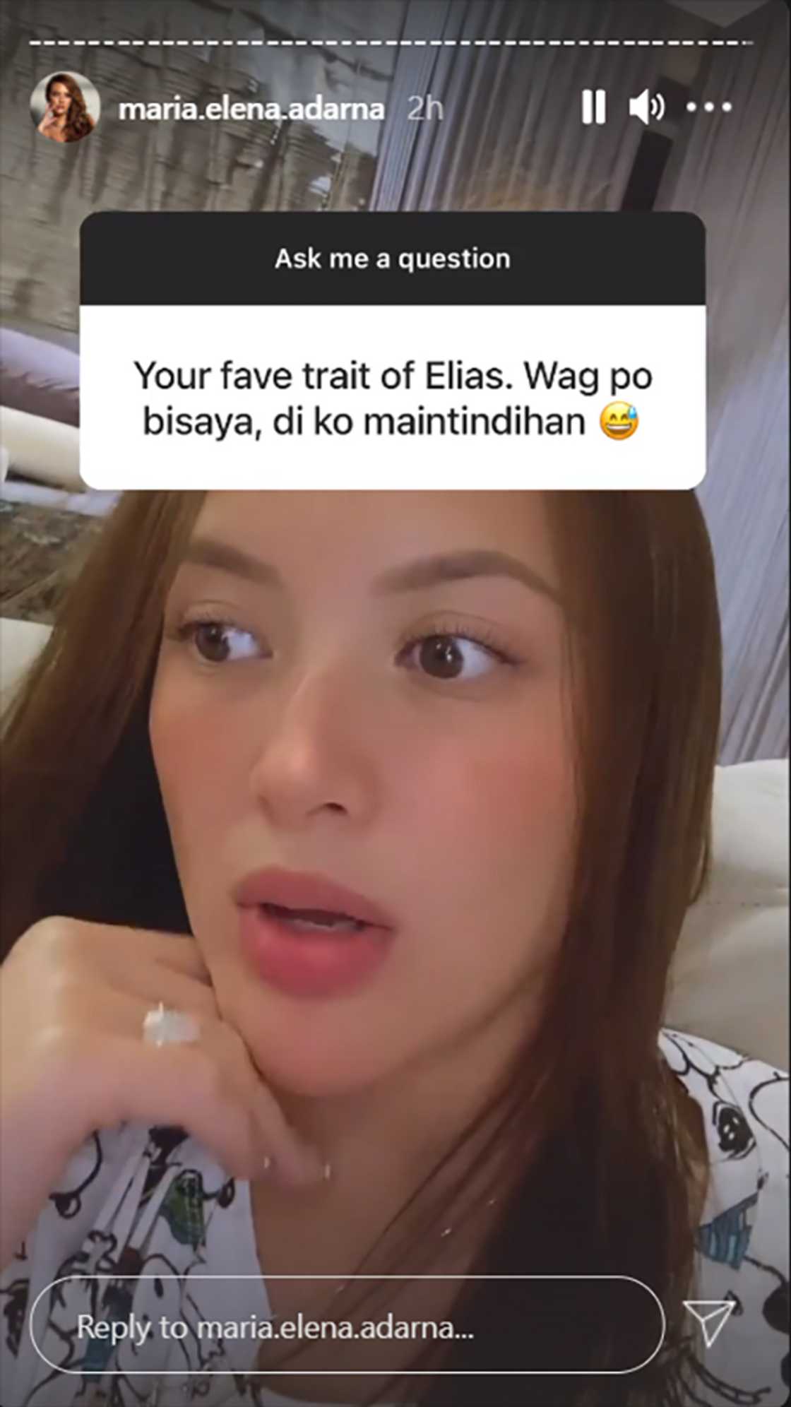 Ellen Adarna on her favorite trait of her son Elias: "He's sensitive to my feelings" Ellen Adarna on her favorite trait of her son Elias: "He's sensitive to my feelings"