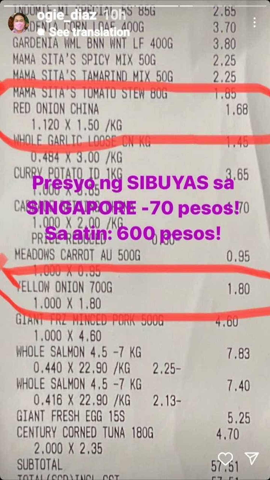 Ogie Diaz nang malaman ang mababang presyo ng sibuyas sa ibang bansa: “Sa atin 600 pesos”