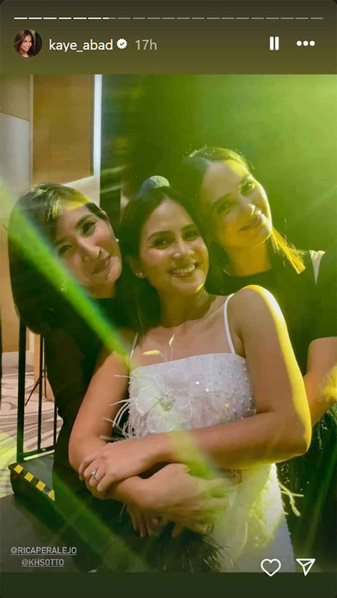 Kaye Abad, ipinost pic nilang tatlo nina Rica Peralejo, Kristine Hermosa: "Grabe yung memories" Kaye Abad, ipinost pic nilang tatlo nina Rica Peralejo, Kristine Hermosa: "Grabe yung memories"
