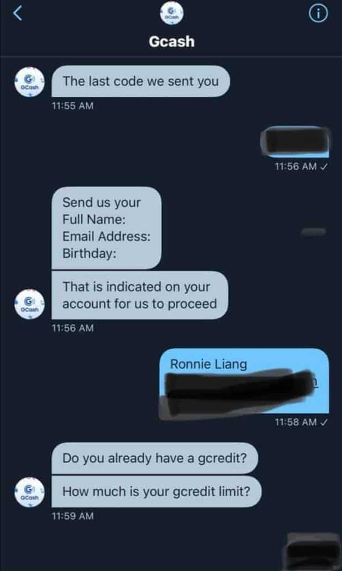 Nabudol! Ronnie Liang loses thousands after "Gcash agent" chatted with him