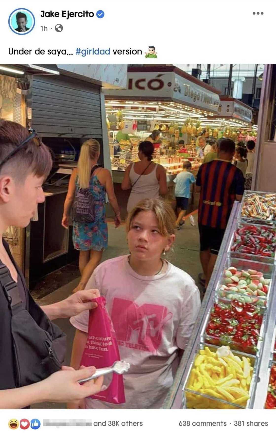 "Under de saya" post ni Jake Ejercito tungkol kay Ellie, kinagiliwan online "Under de saya" post ni Jake Ejercito tungkol kay Ellie, kinagiliwan online