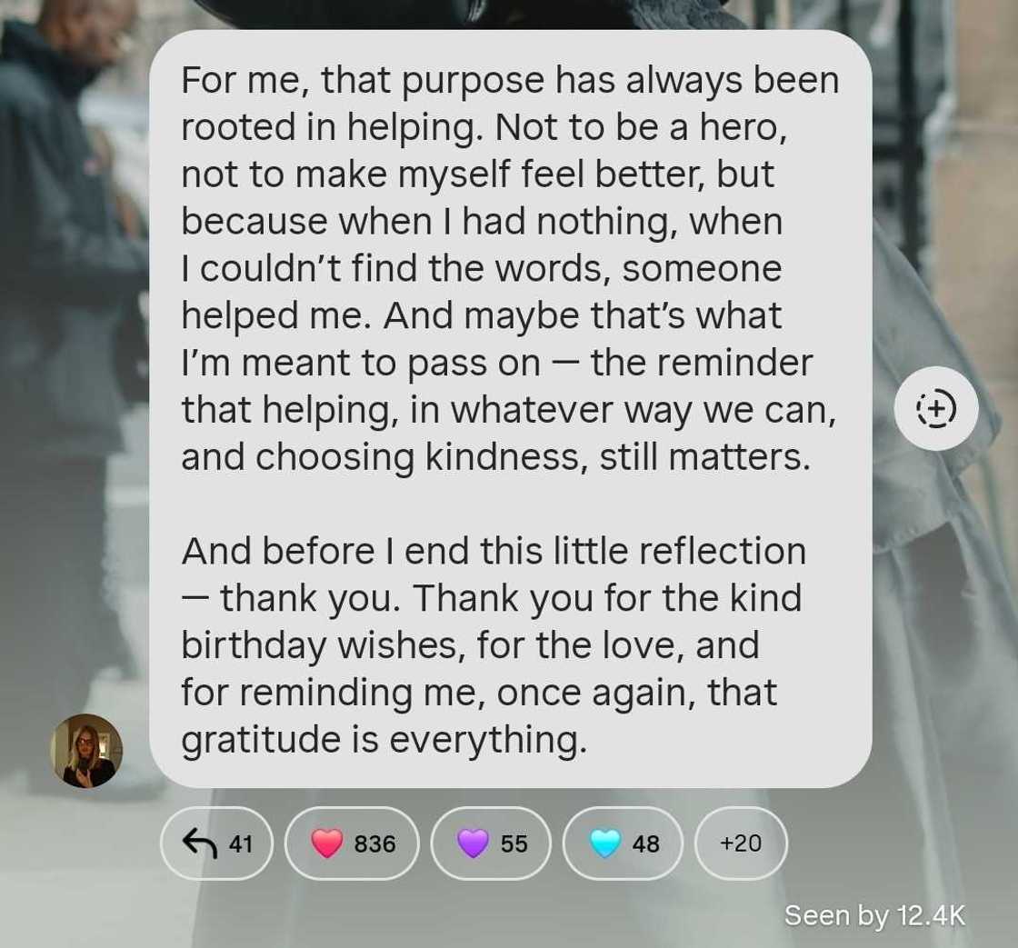 Sarah Lahbati talks about 'birthday blues' online: "I feel a mix of gratitude and sadness"