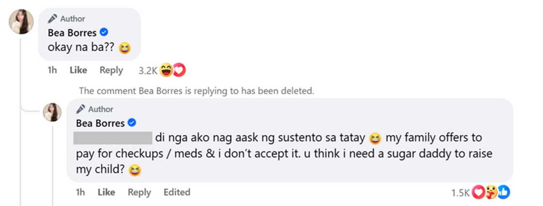 Bea Borres’ “she’s the daddy” post sparks buzz, addresses comment on baby’s father Bea Borres’ “she’s the daddy” post sparks buzz, addresses comment on baby’s father