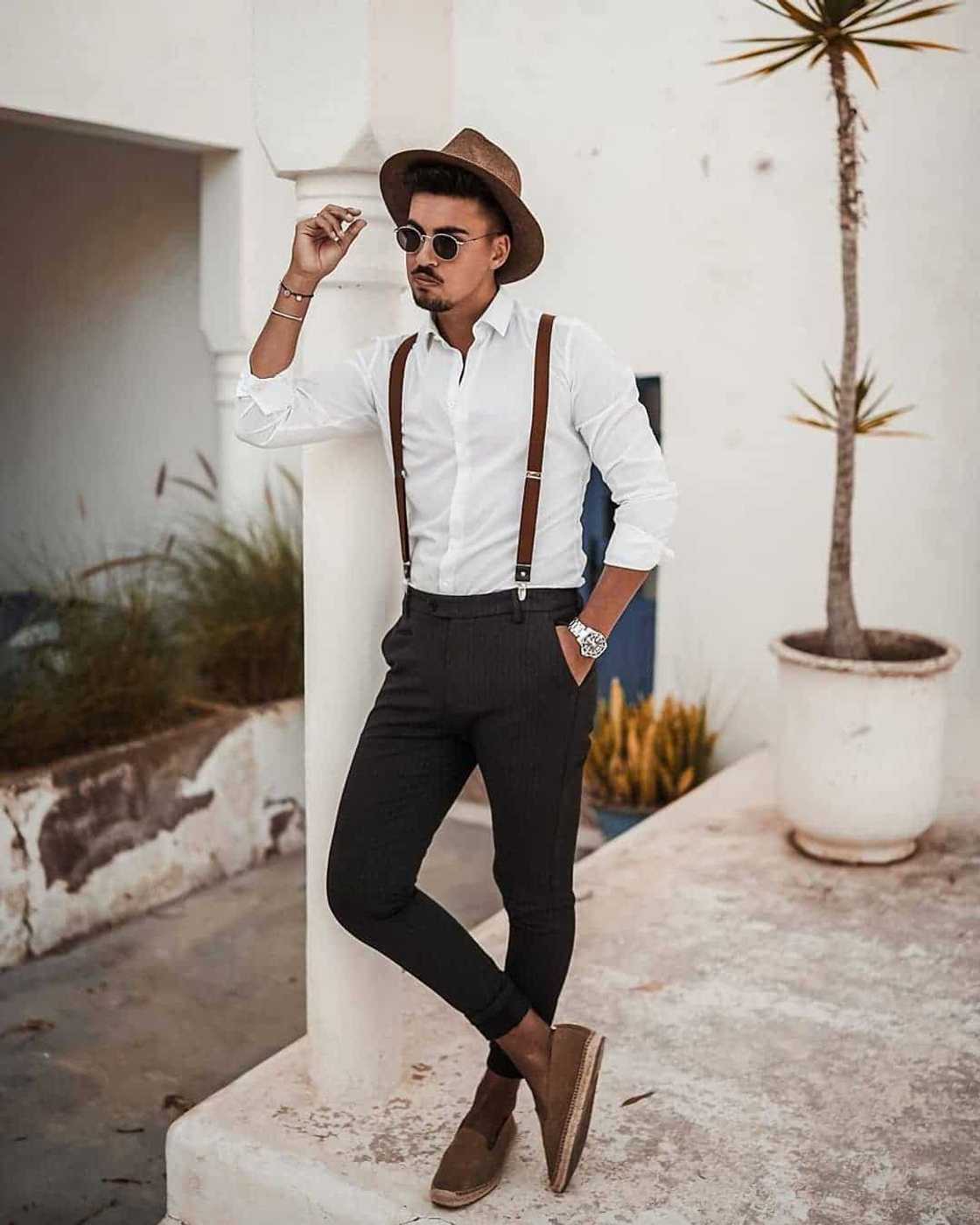 Modern retro attire for male discount