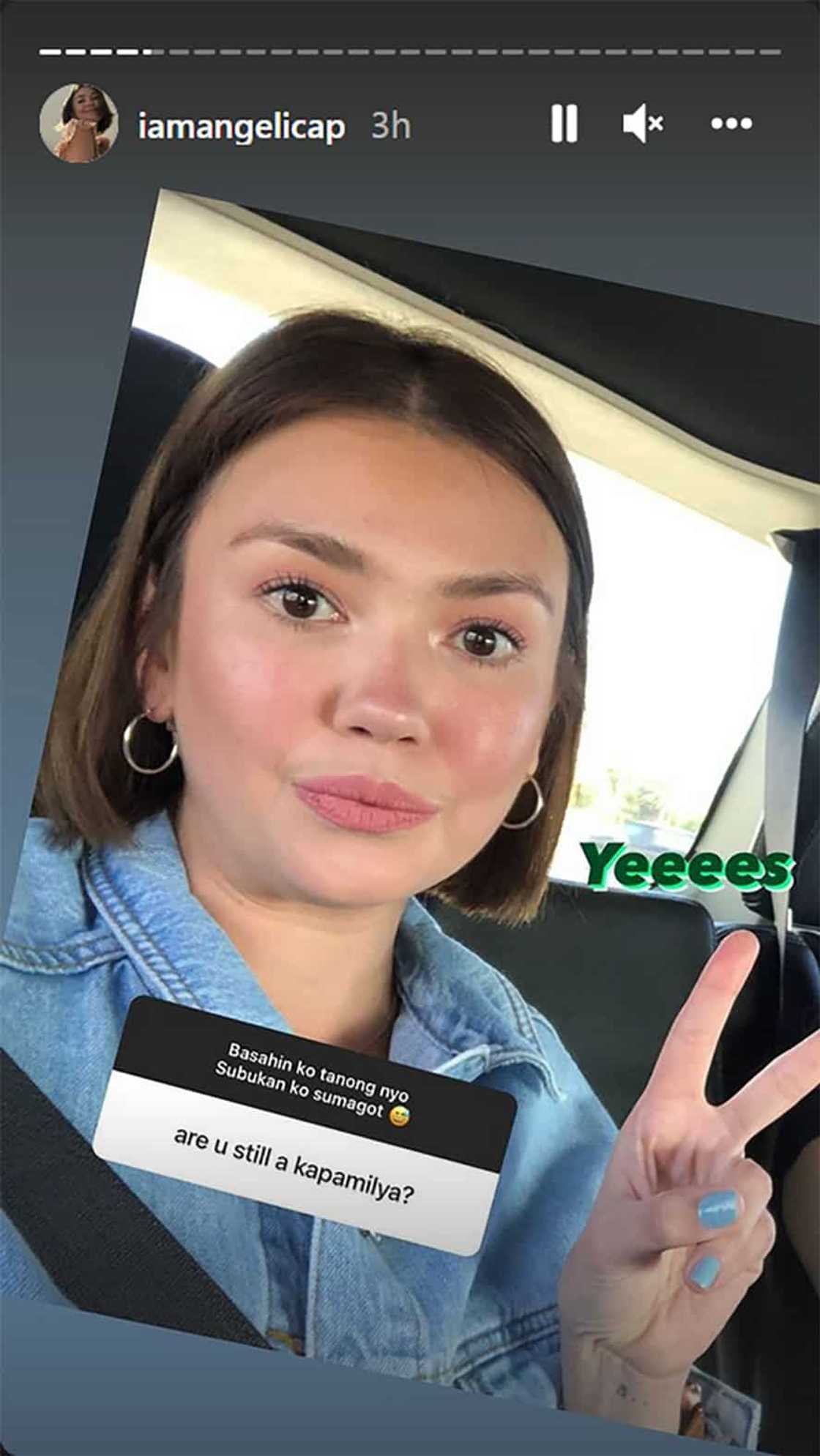 Angelica Panganiban, sinagot mga tanong ng netizens sa kanyang Q&A sa social media; solid Kapamilya pa rin Angelica Panganiban, sinagot mga tanong ng netizens sa kanyang Q&A sa social media; solid Kapamilya pa rin