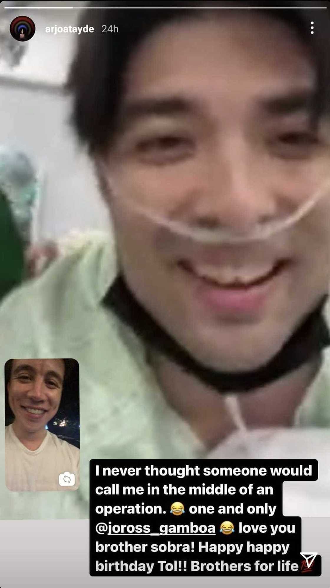 Arjo Atayde, nabigla nang tawagan siya ni Joross Gamboa habang ito ay inooperahan Arjo Atayde, nabigla nang tawagan siya ni Joross Gamboa habang ito ay inooperahan