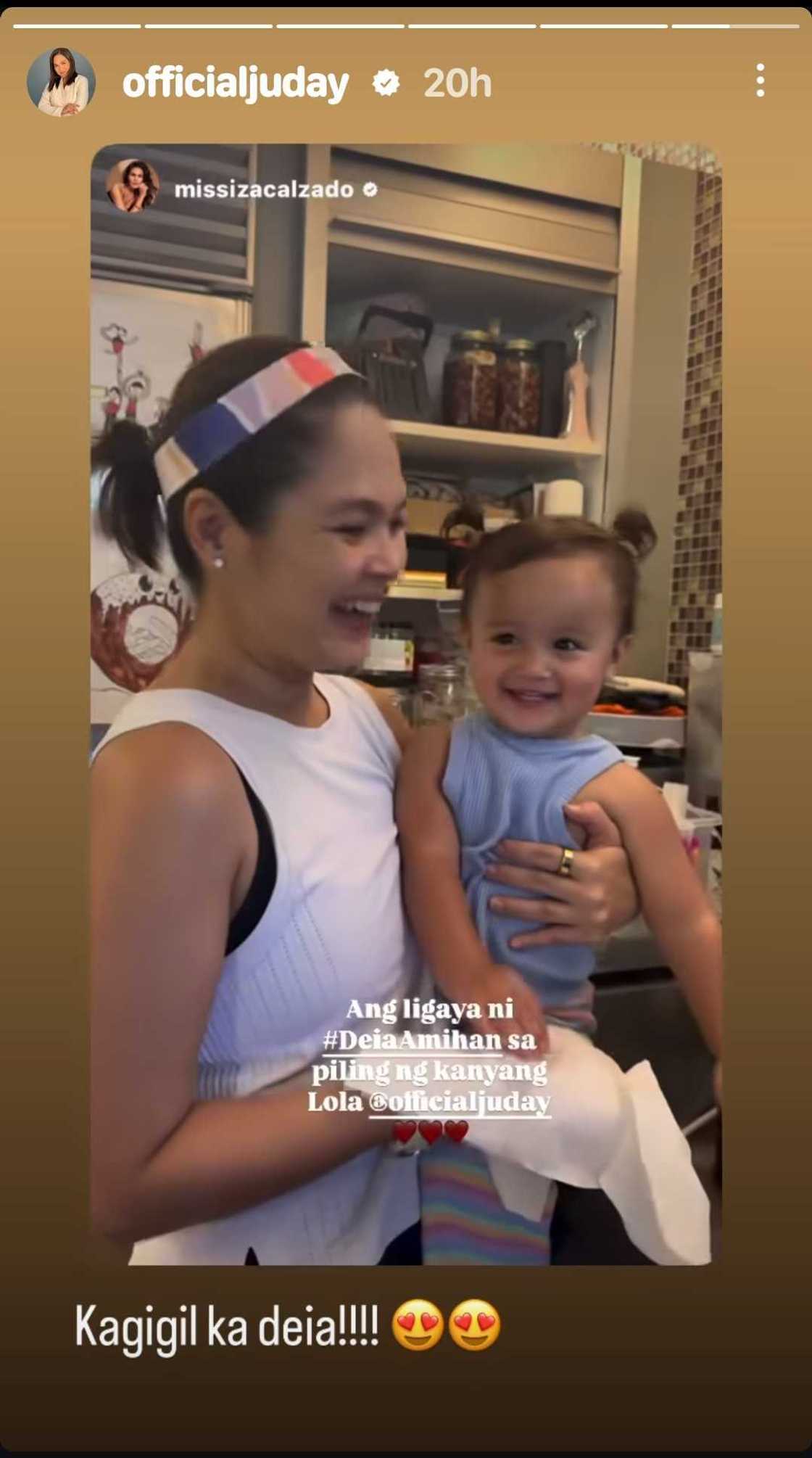 Iza Calzado, ibinida ang nakakatuwang moment nina Deia at Judy Ann Santos