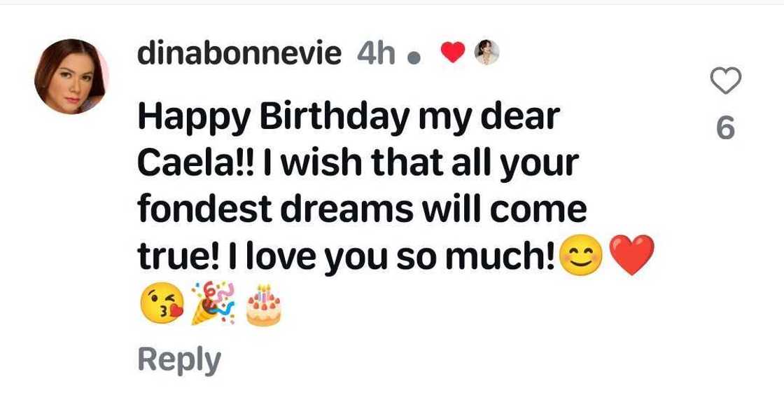 Dina Bonnevie, may sweet birthday greeting para sa apong si Caela