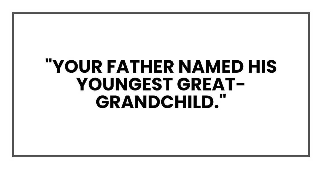 YOUR FATHER YOUR FATHER