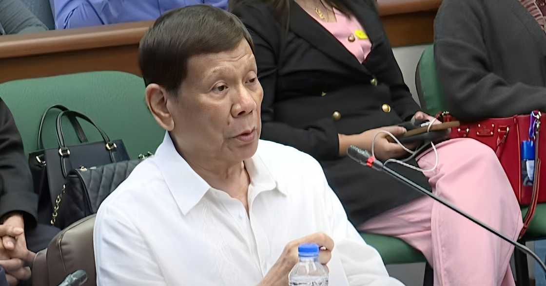 Former Pres. Rodrigo Duterte, pumunta ng senado para umatend sa hearing: “I did what I had to do”