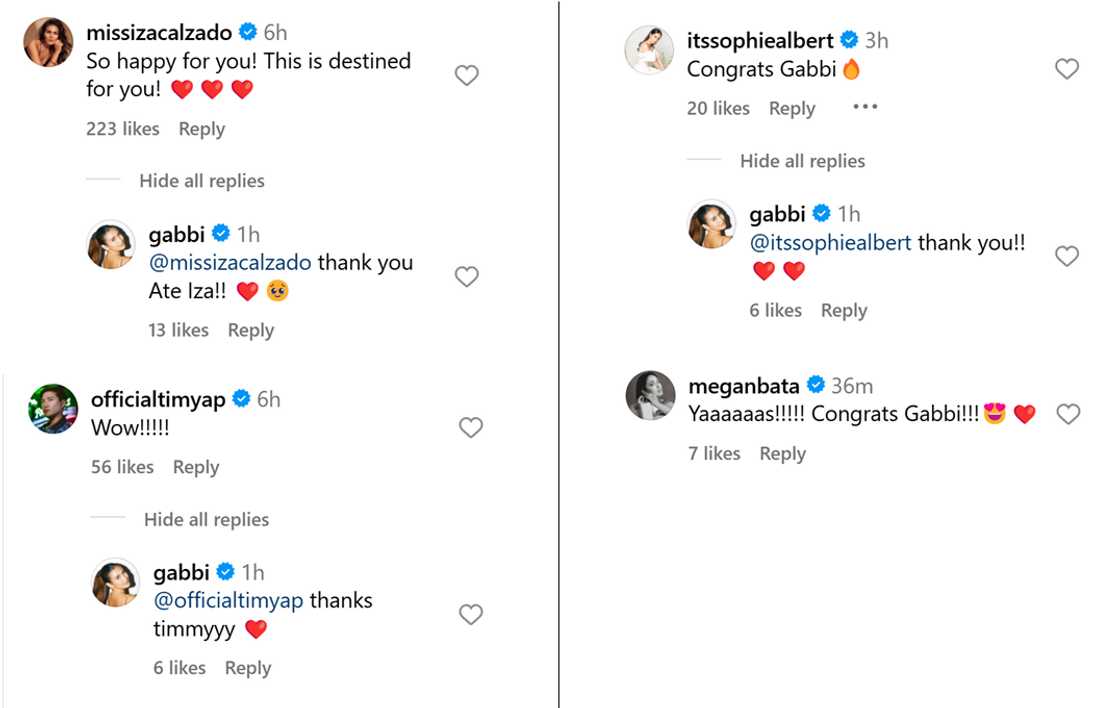 Celebs, nag-react matapos ipakilala si Gabbi Garcia bilang PBB host Celebs, nag-react matapos ipakilala si Gabbi Garcia bilang PBB host