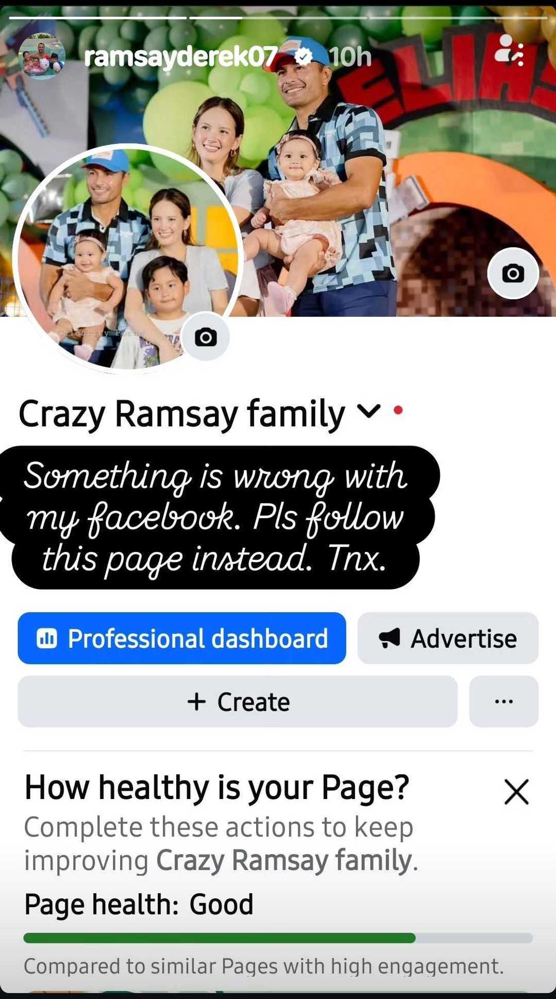 Derek Ramsay issues notice to fans: “Something is wrong with my Facebook” Derek Ramsay issues notice to fans: “Something is wrong with my Facebook”