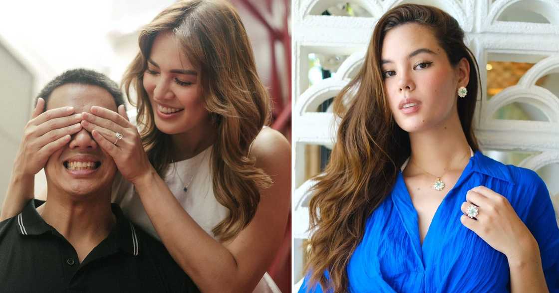 Michele Gumabao at BF, engaged na; celebs, nag-react Michele Gumabao at BF, engaged na; celebs, nag-react