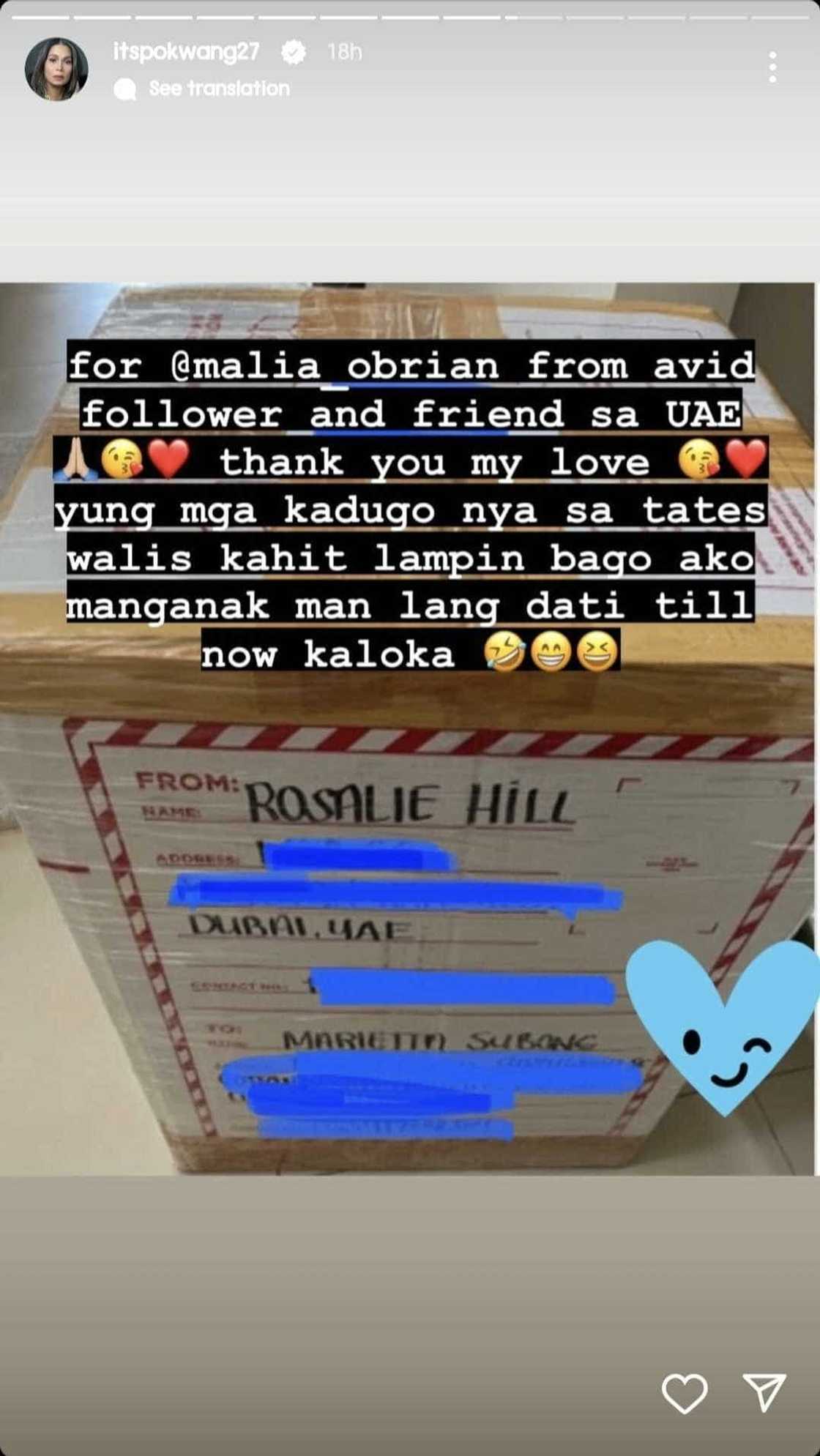 Pokwang, bumwelta sa lolo't lola ni Malia: "Buti pa ibang tao mahal si Malia" Pokwang, bumwelta sa lolo't lola ni Malia: "Buti pa ibang tao mahal si Malia"