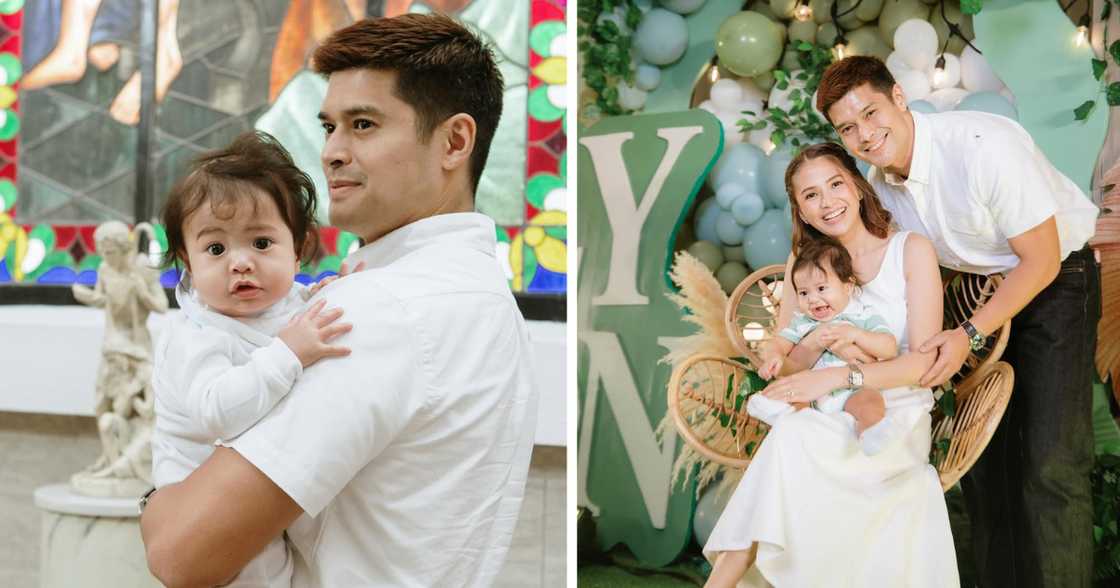 JC de Vera and Rikkah Cruz welcome son into Christian world, throw joyous reception