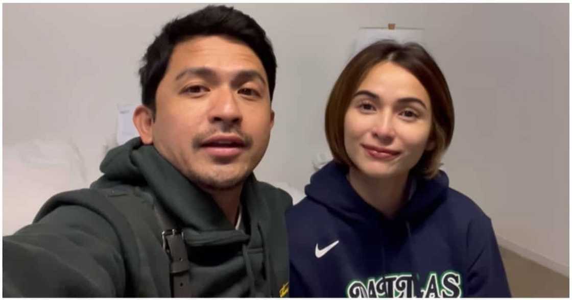 Jennylyn Mercado at Dennis Trillo (Photo from Jennylyn Mercado's YouTube channel)