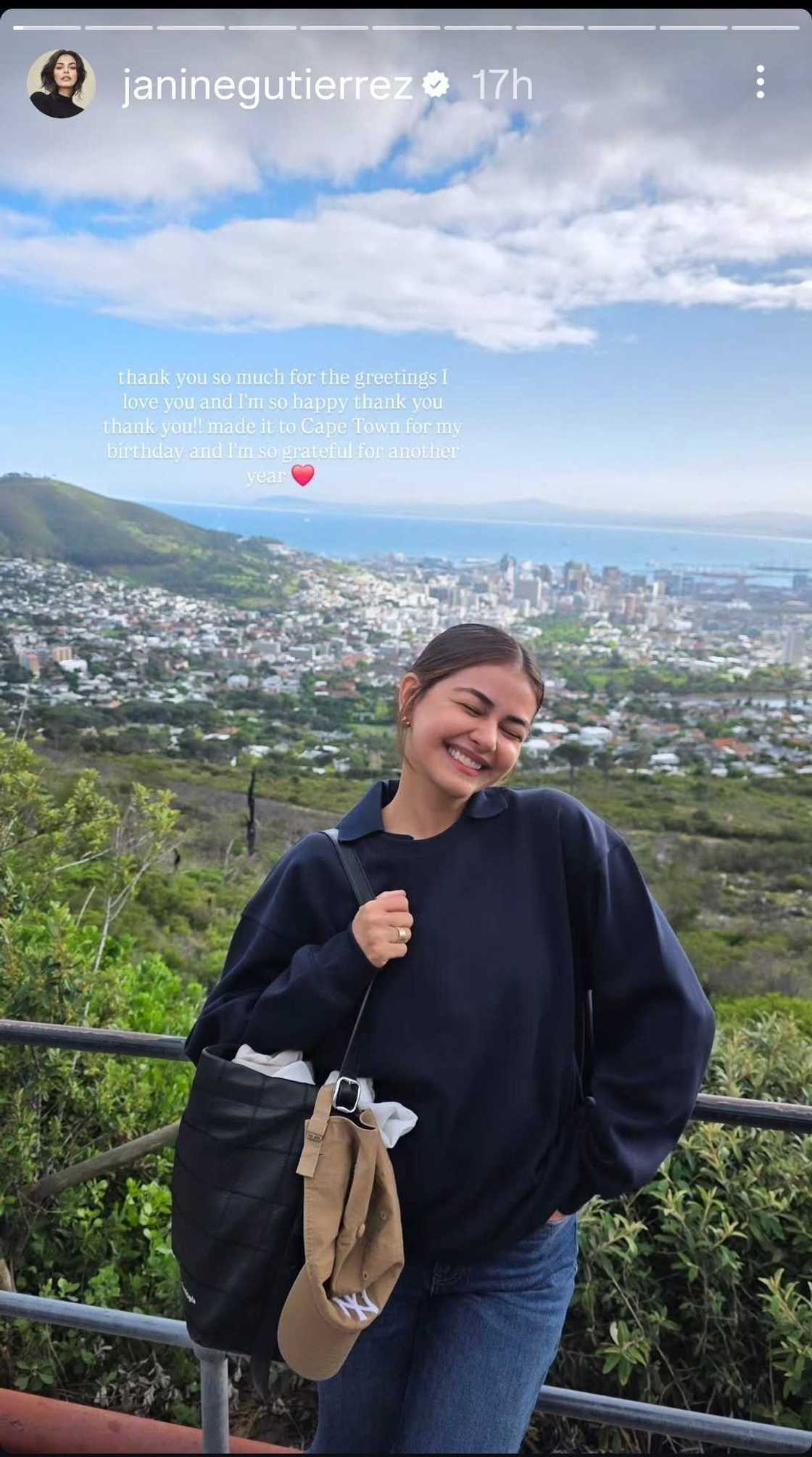 Janine Gutierrez shares glimpse of breathtaking birthday celebration abroad Janine Gutierrez shares glimpse of breathtaking birthday celebration abroad
