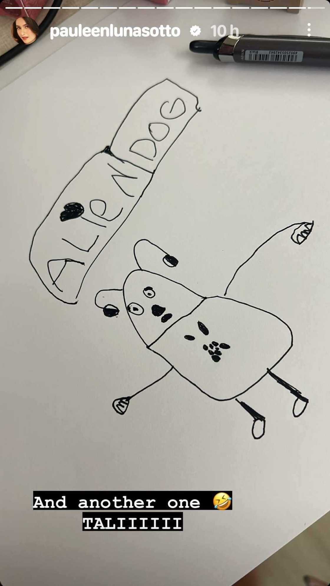 Pauleen Luna, ibinida ang nakitang artworks ni Tali Sotto: “Random drawings scattered in the house” Pauleen Luna, ibinida ang nakitang artworks ni Tali Sotto: “Random drawings scattered in the house”