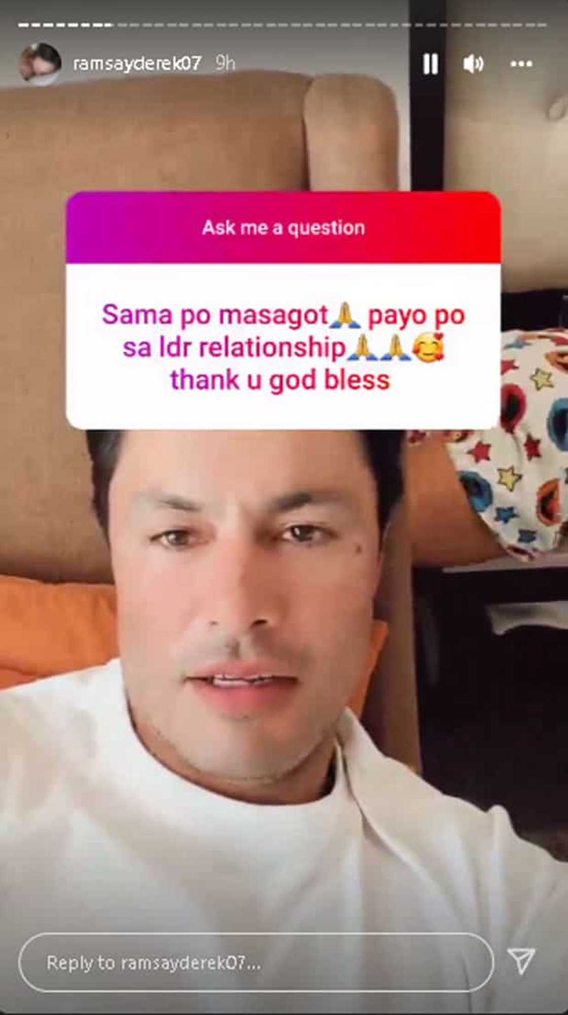 Derek Ramsay, nagbigay ng advice tungkol sa LDRs: "I've done it before" Derek Ramsay, nagbigay ng advice tungkol sa LDRs: "I've done it before"