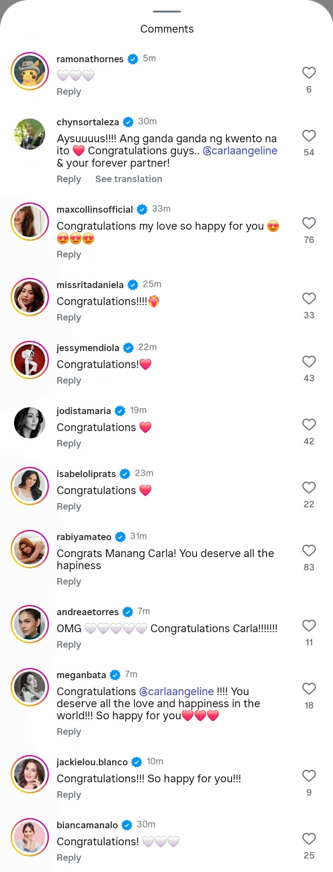 Carla Abellana sparks engagement rumors after dropping a diamond ring photo Carla Abellana sparks engagement rumors after dropping a diamond ring photo