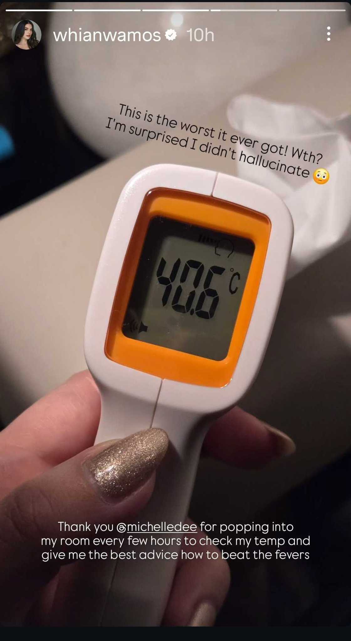 Rhian Ramos, may mensahe para kay Michelle Dee at iba pang nag-alaga sa kanya nang magkasakit