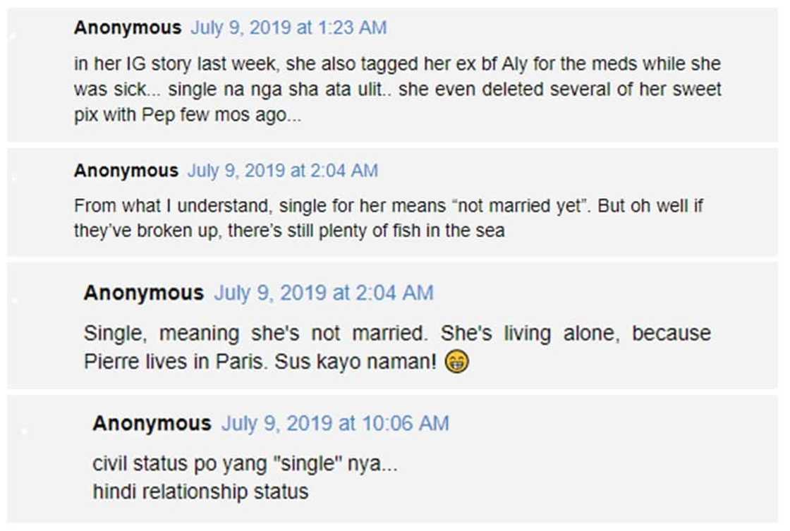 Claims about KC-Pierre breakup surface online due to the actress’ recent post Claims about KC-Pierre breakup surface online due to the actress’ recent post