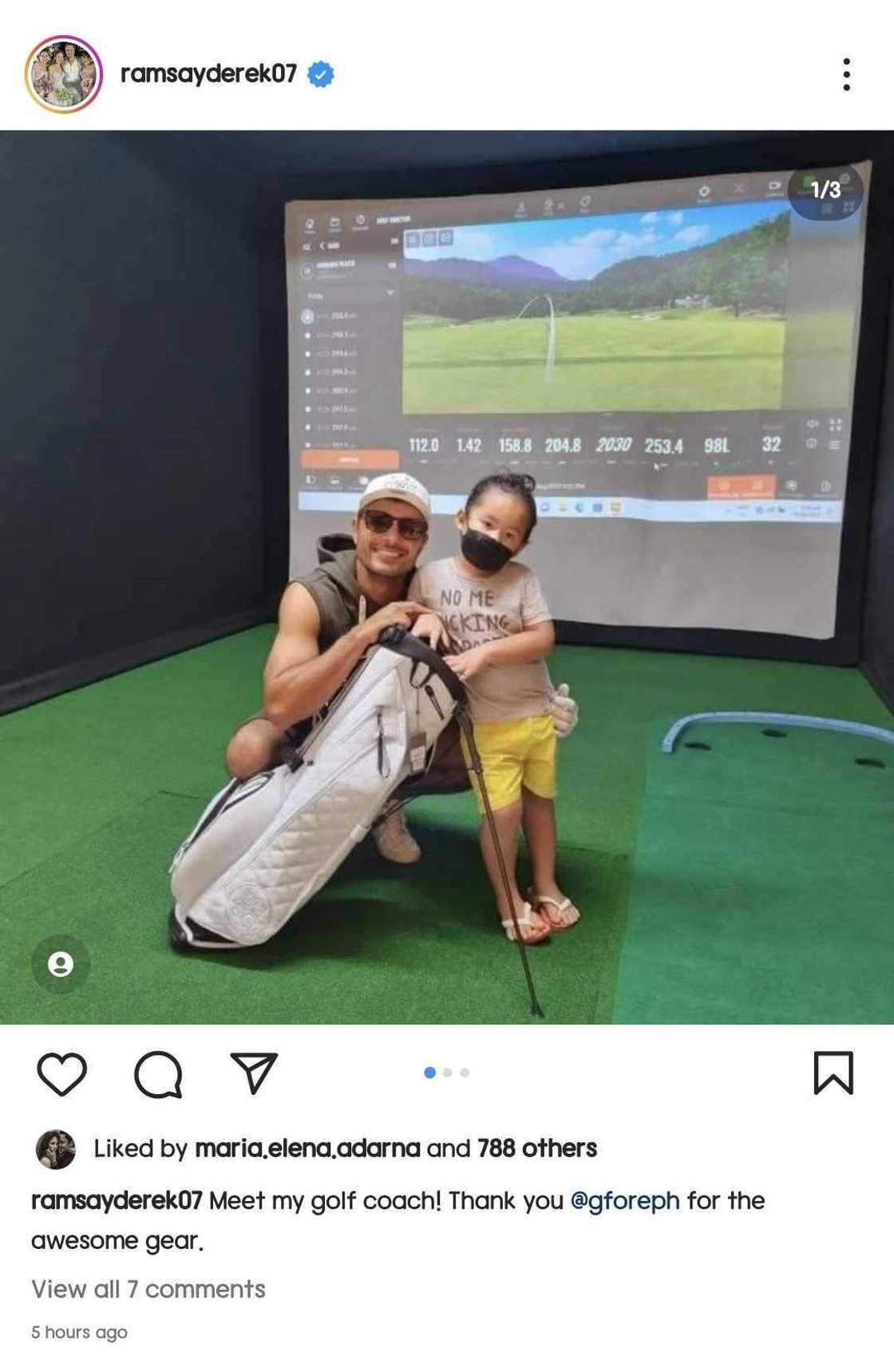 Elias Modesto Cruz, naging "golf coach" ni Derek Ramsay sa viral video Elias Modesto Cruz, naging "golf coach" ni Derek Ramsay sa viral video
