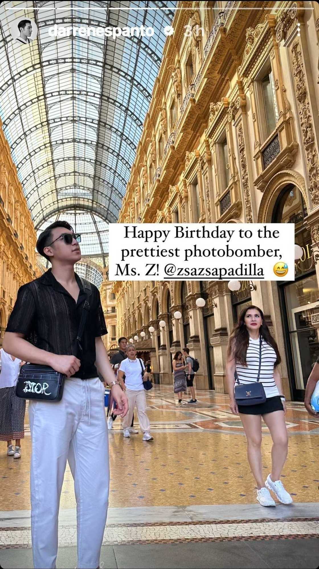 Darren Espanto, may makulit na birthday greeting para kay Zsa Zsa Padilla