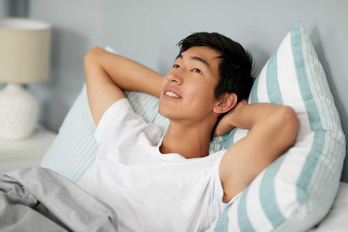 A reflective Asian man