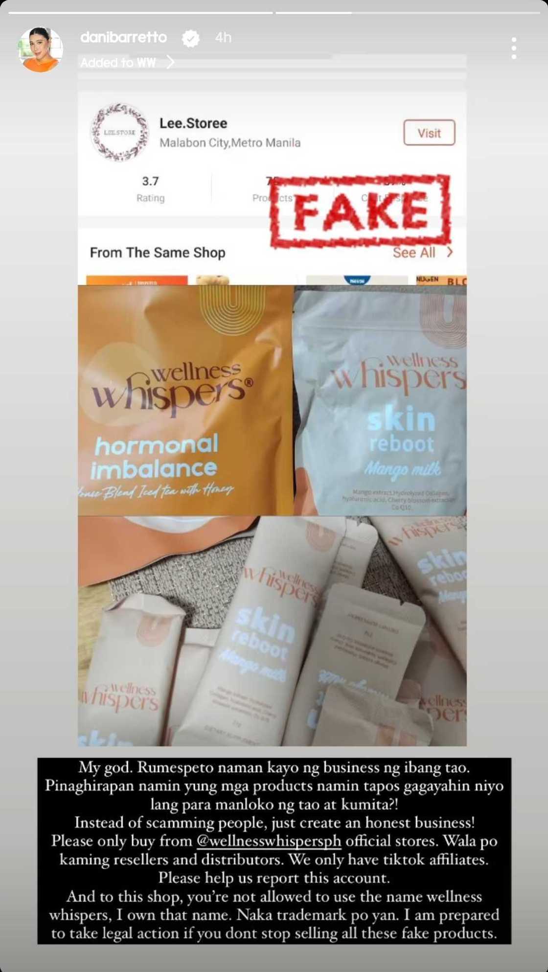 Dani Barretto, may na-call out na online store: "Rumespeto naman kayo" Dani Barretto, may na-call out na online store: "Rumespeto naman kayo"