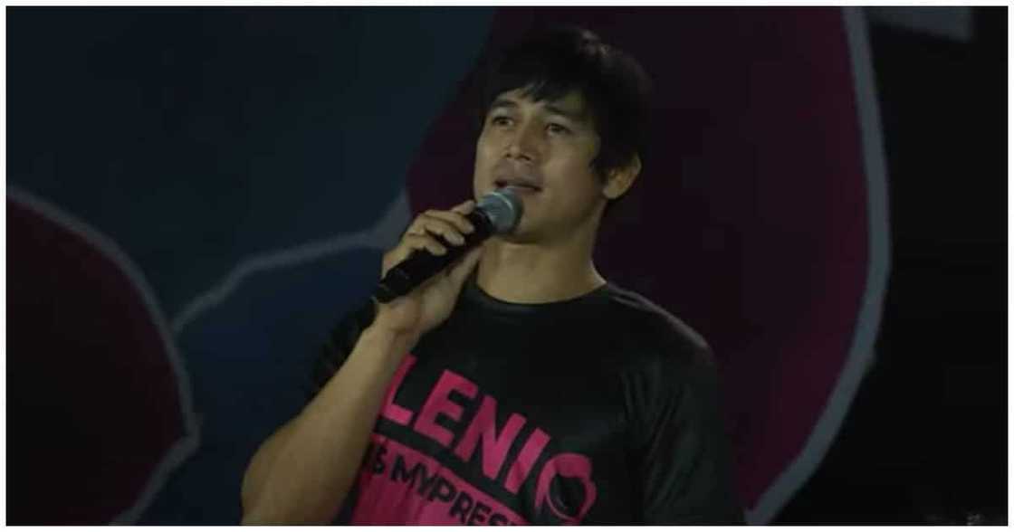 Piolo Pascual, sumampa sa entablado ng 'Leni-Kiko' Miting De Avance sa Bicol