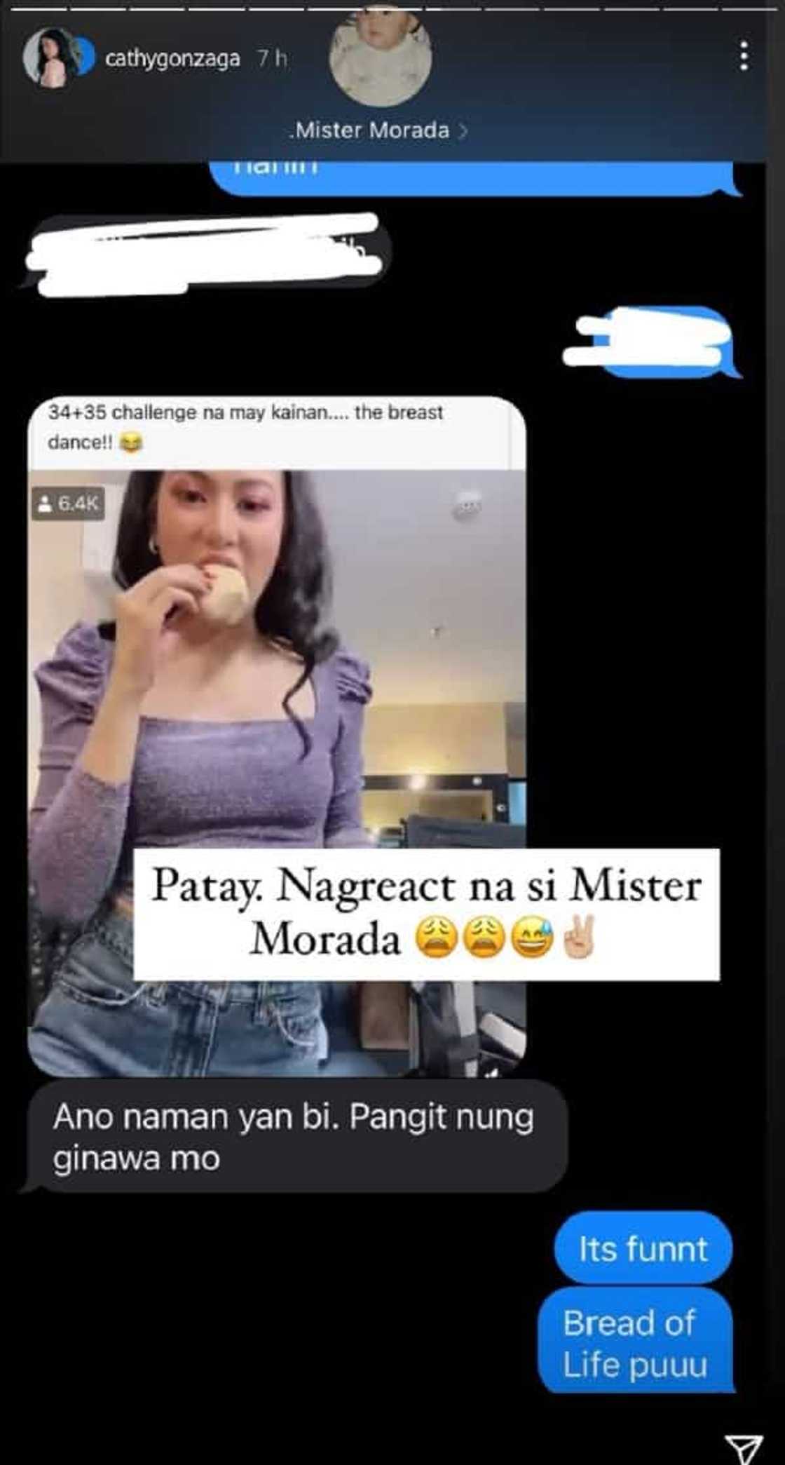 Mikee Morada, napangitan sa ‘tinapay’ dance video ni Alex Gonzaga Mikee Morada, napangitan sa ‘tinapay’ dance video ni Alex Gonzaga