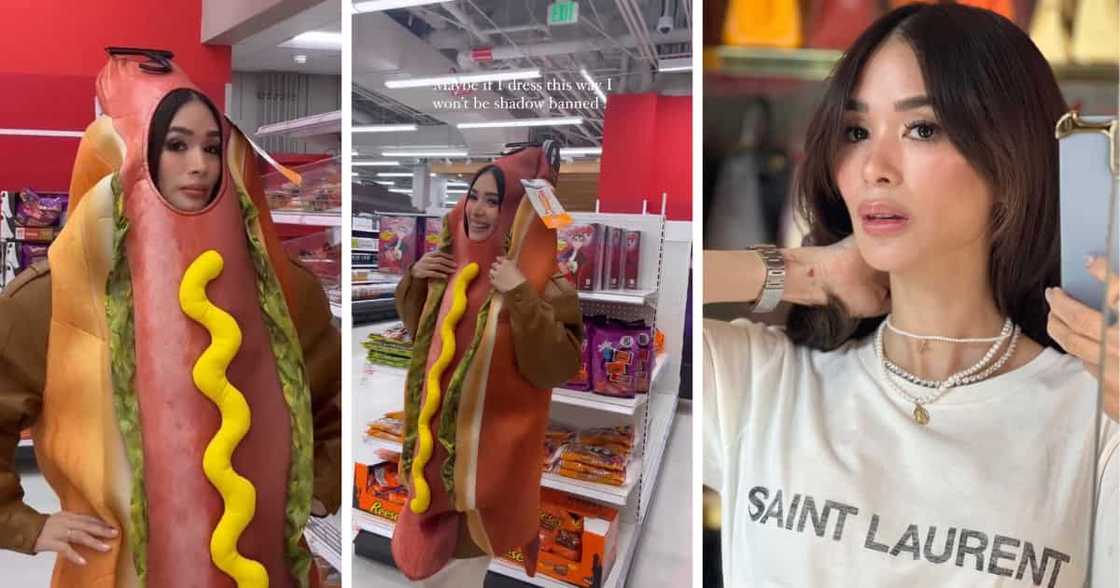 Video ni Heart Evangelista na inirarampa ang suot na hotdog sandwich costume, viral