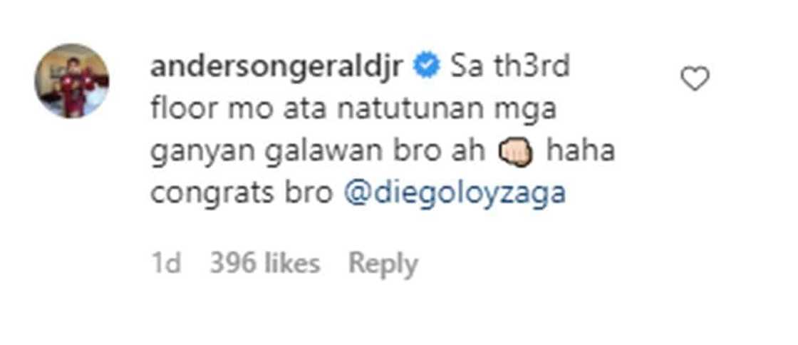 Gerald Anderson teases Diego Loyzaga upon seeing his sweet photos with Barbie Imperial Gerald Anderson teases Diego Loyzaga upon seeing his sweet photos with Barbie Imperial