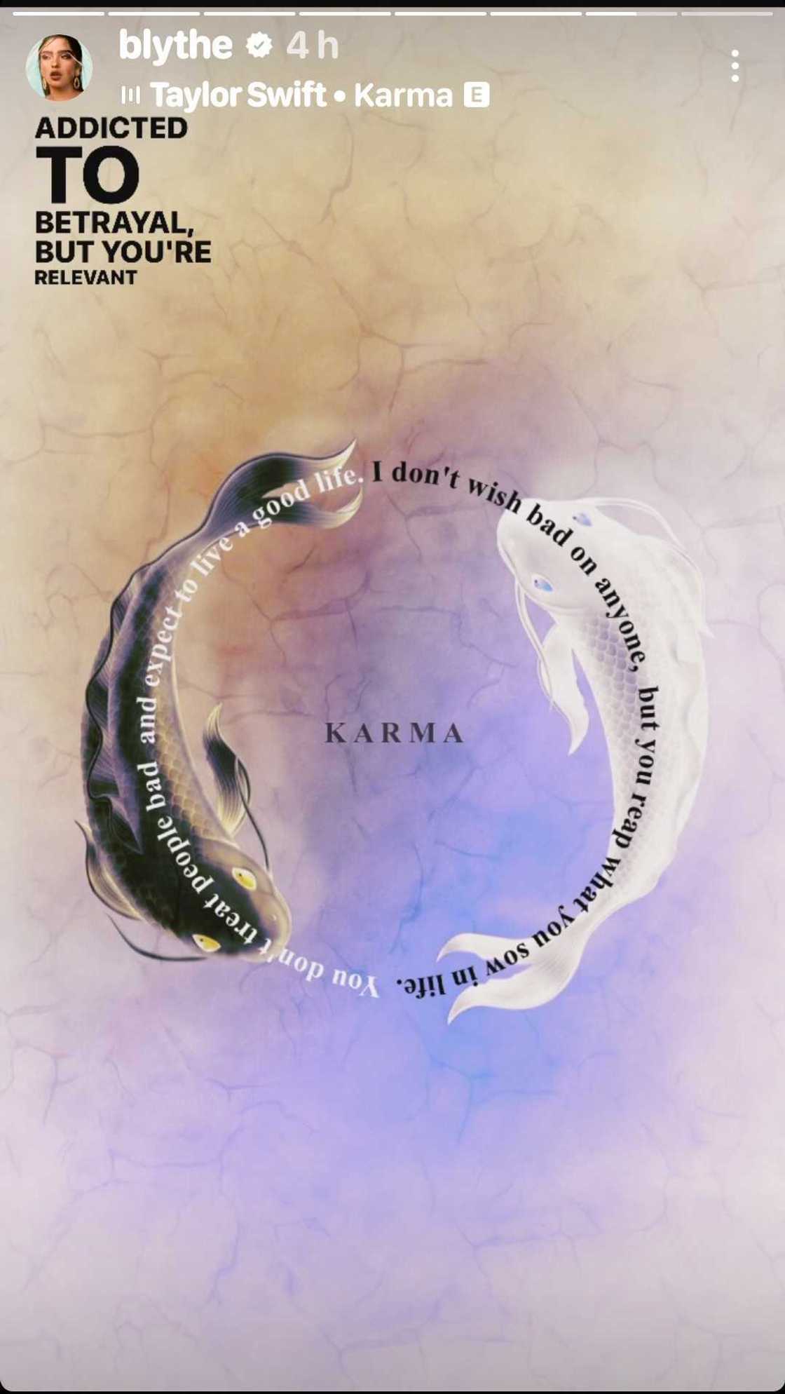 Andrea Brillantes explains previous post about karma: “nakita ko lang sa FB”