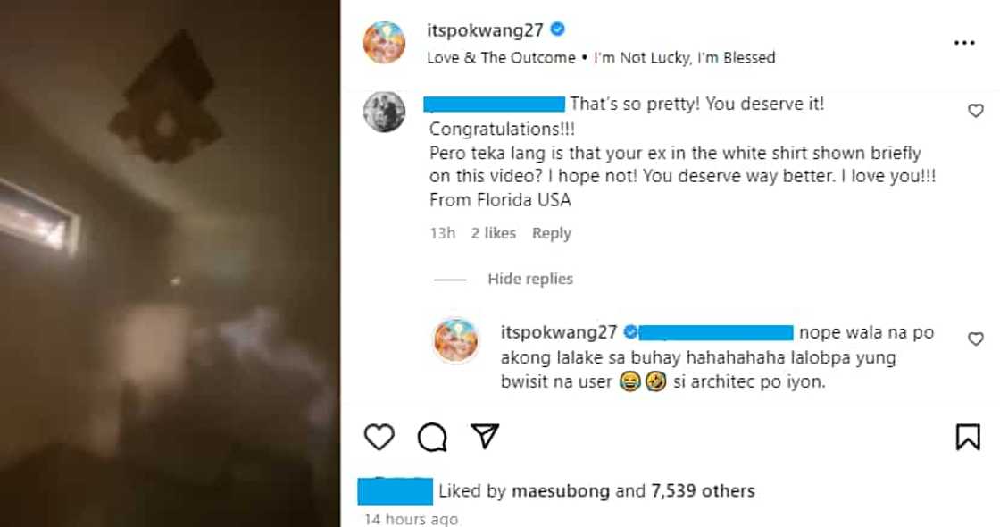 Pokwang, nilinaw na hindi ang kanyang ex ang lalaking nasa bago niyang post Pokwang, nilinaw na hindi ang kanyang ex ang lalaking nasa bago niyang post