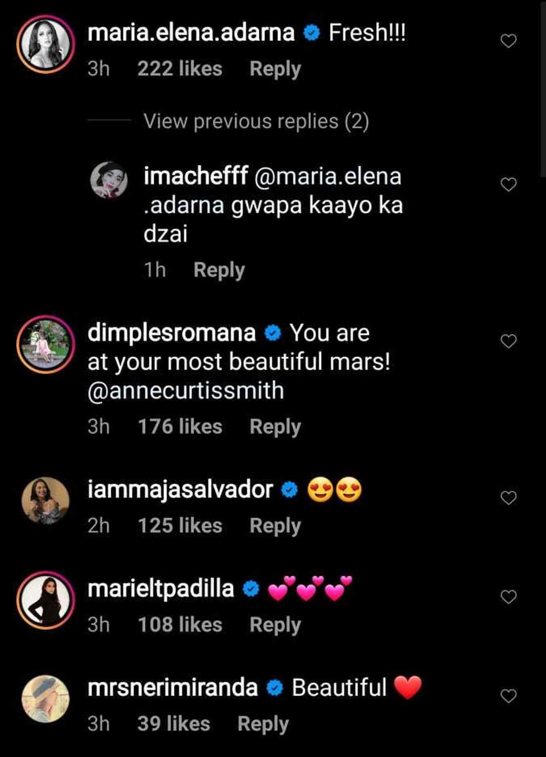 Ellen Adarna reacts to Anne Curtis' latest post on social media Ellen Adarna reacts to Anne Curtis' latest post on social media