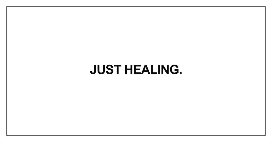 Just healing