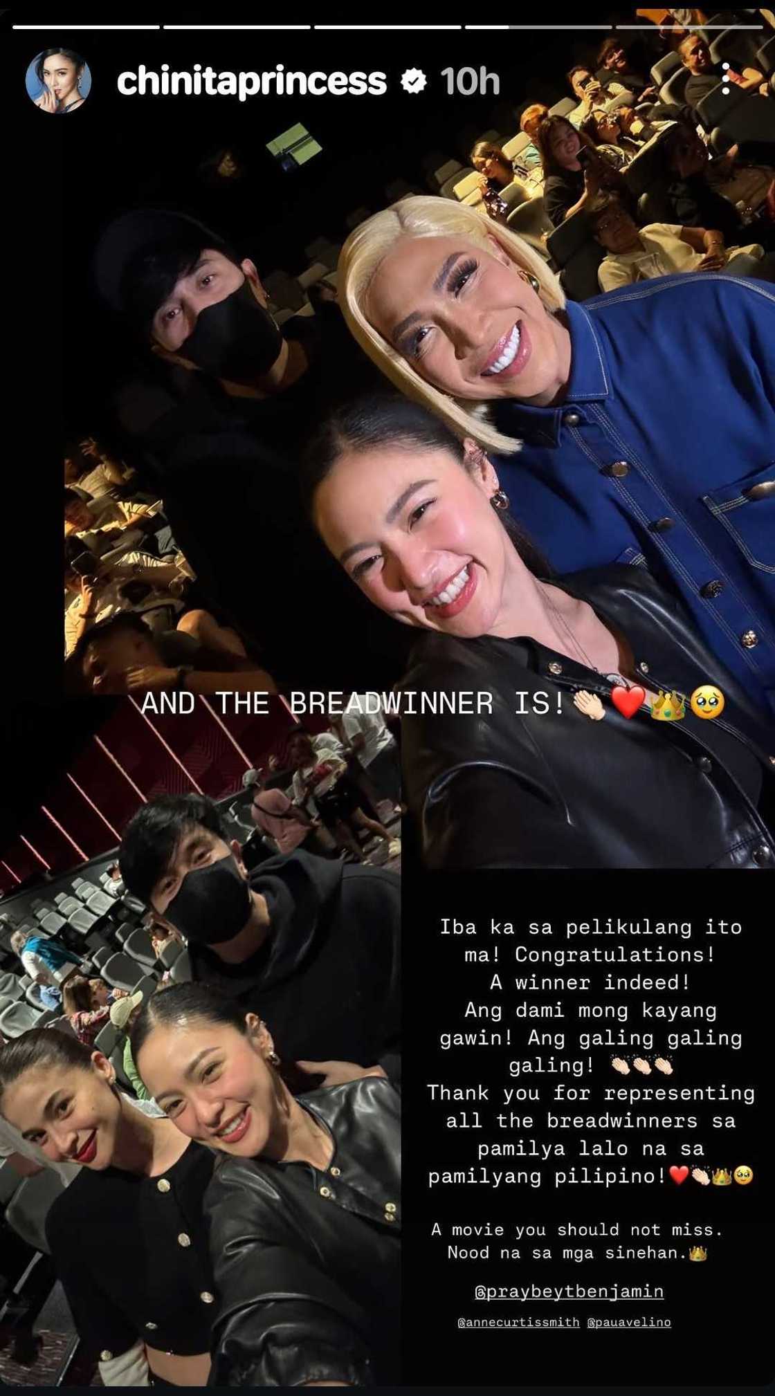 Kim Chiu at Paulo Avelino, spotted sa block screening ng 'And the Breadwinner Is'