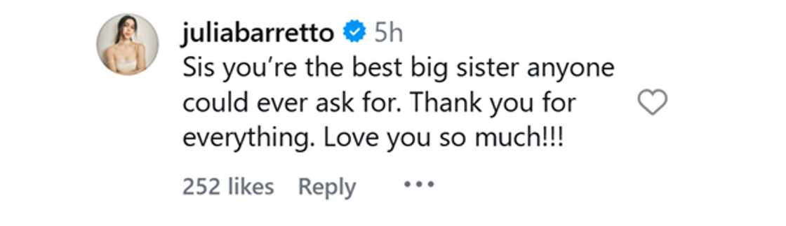 Dani Barretto, nag-post ng touching birthday message para kay Julia Barretto Dani Barretto, nag-post ng touching birthday message para kay Julia Barretto