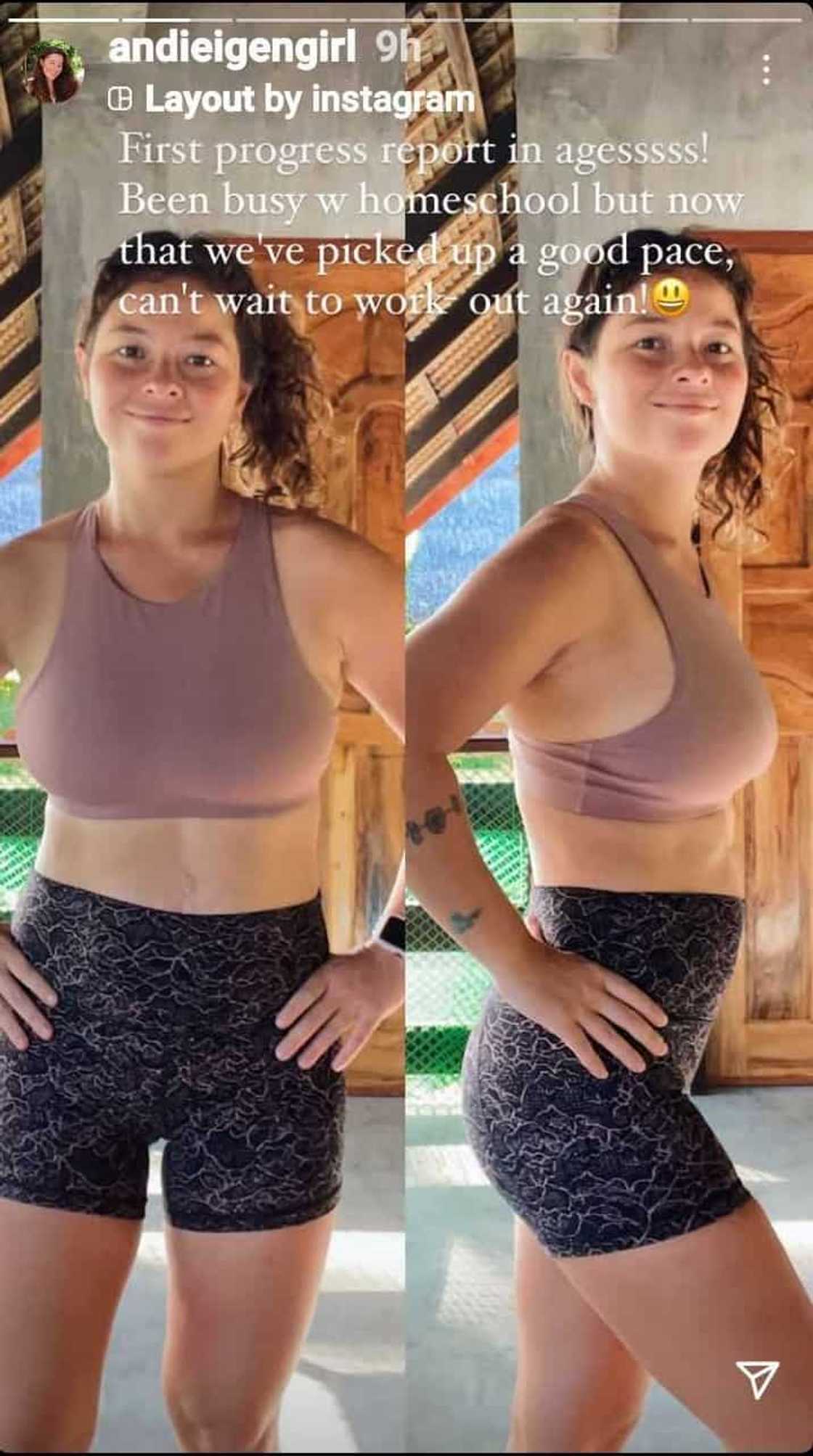 Andi Eigenman flaunts her slimmer figure on social media Andi Eigenman flaunts her slimmer figure on social media