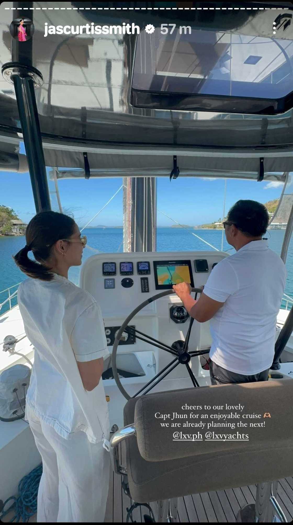 Jasmine Curtis-Smith, ipinasilip ang yacht birthday celebration niya