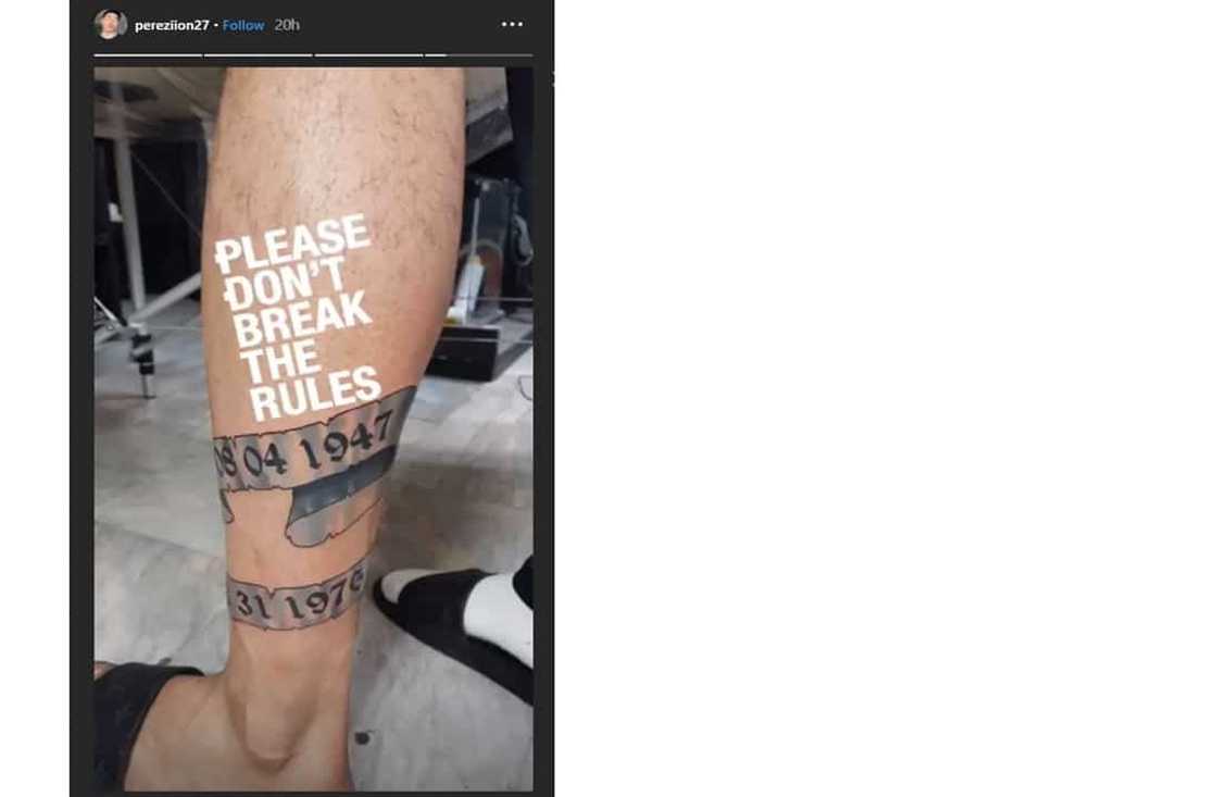 Netizens react after noticing that Vice Ganda’s birth date is tattooed on Ion Perez’ leg Netizens react after noticing that Vice Ganda’s birth date is tattooed on Ion Perez’ leg