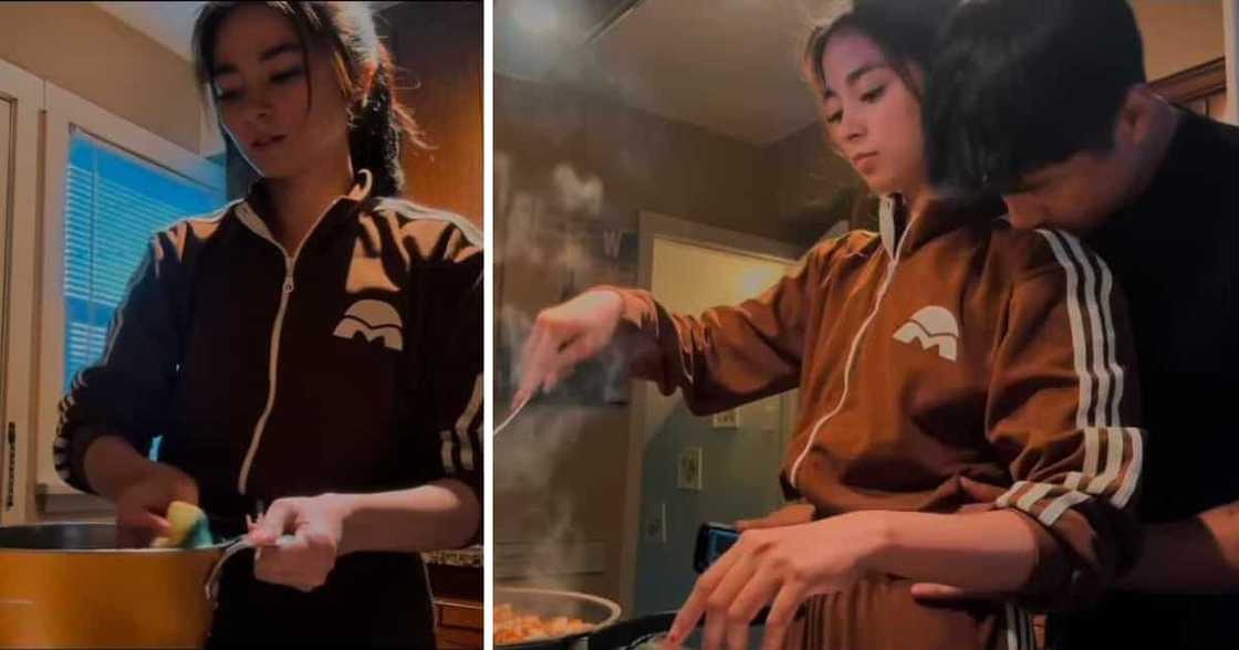 Cooking video ni AJ Raval, viral; Aljur Abrenica, spotted sa video Cooking video ni AJ Raval, viral; Aljur Abrenica, spotted sa video