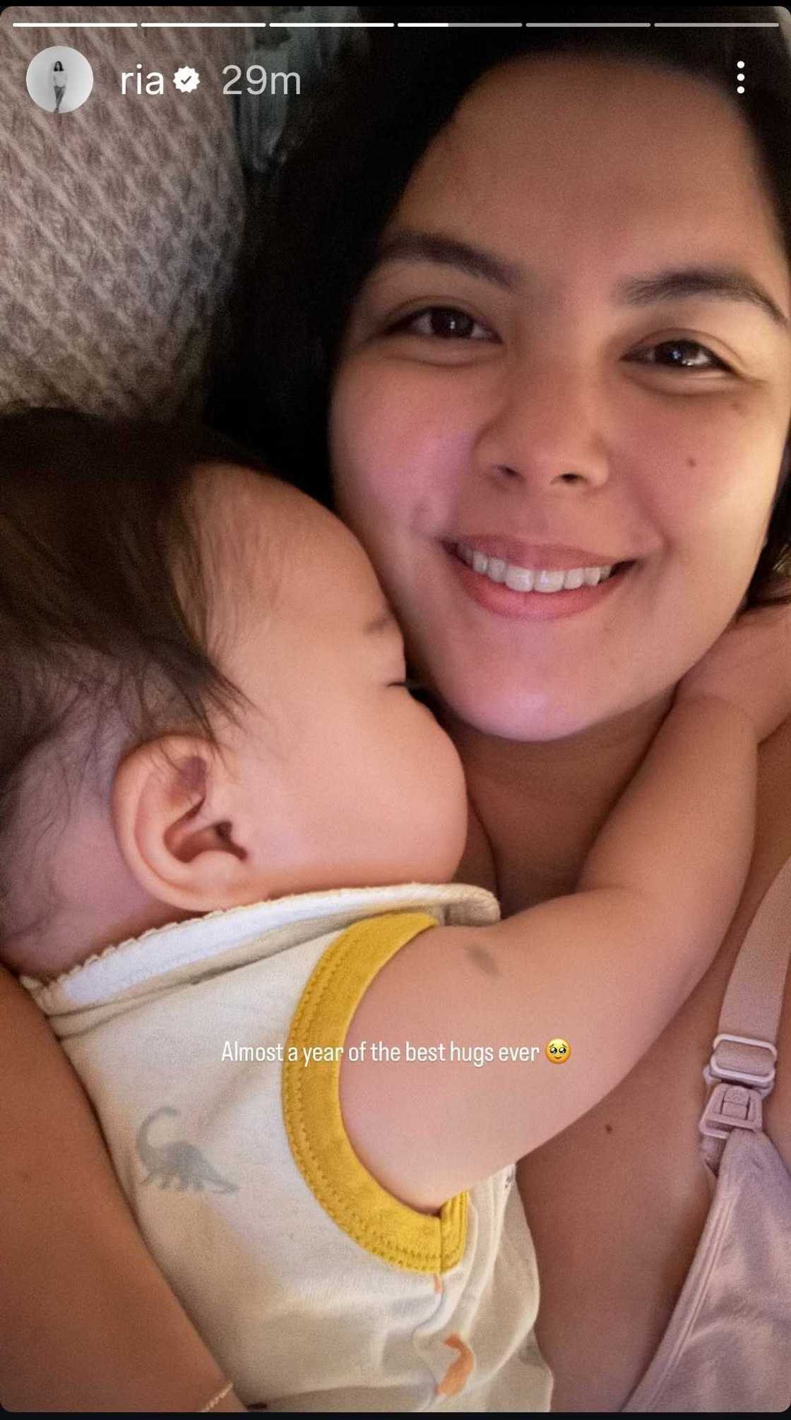 Ria Atayde shares affectionate moment with son Baby Sabino Ria Atayde shares affectionate moment with son Baby Sabino
