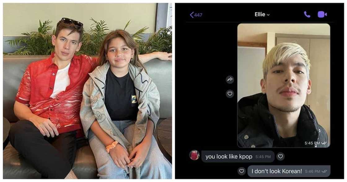Makulit na convo nina Ellie at Jake Ejercito tungkol sa buhok ng huli, nag-viral Makulit na convo nina Ellie at Jake Ejercito tungkol sa buhok ng huli, nag-viral