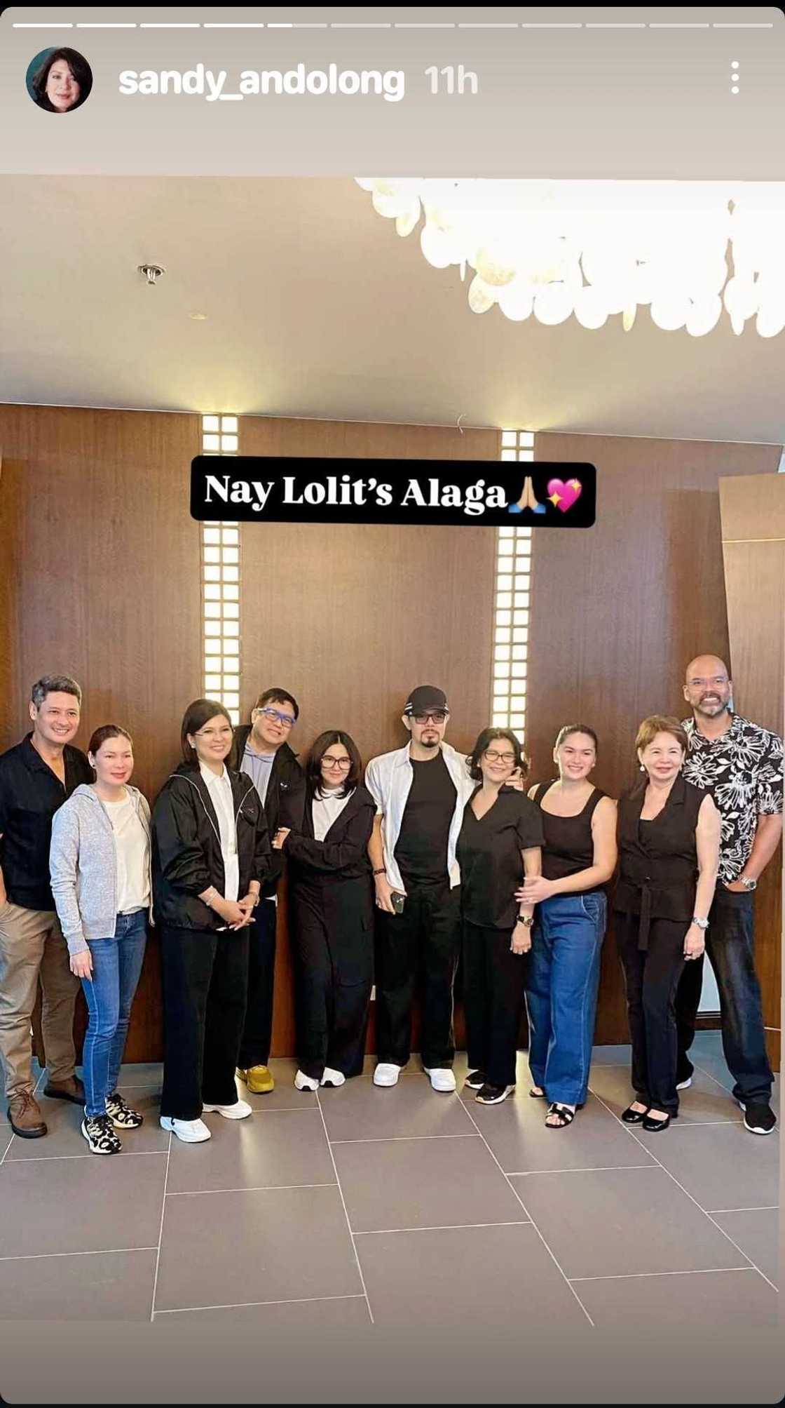 Celebrities spotted at Lolit Solis' wake in Quezon City Celebrities spotted at Lolit Solis' wake in Quezon City