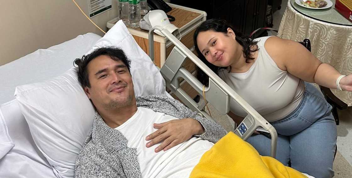 Kaila Estrada, binahagi ang picture ng amang si John Estrada na na-ospital Kaila Estrada, binahagi ang picture ng amang si John Estrada na na-ospital